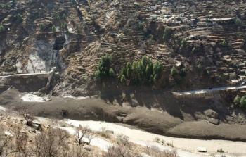 مشهد حي من فيضانات الهند