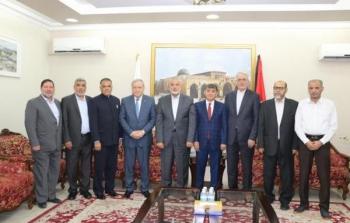 جانب من لقاء هنية بالسفراء