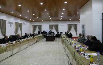 جانب من اللقاءات التي عقدتها حركة حماس بخصوص الانتخابات