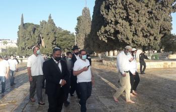 جانب من اقتحامات المستوطنين للمسجد الأقصى الأسبوع الماضي