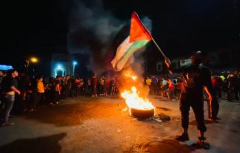 جانب من مسيرة عفوية خرجت في رفح تضامنا مع الأقصى والقدس