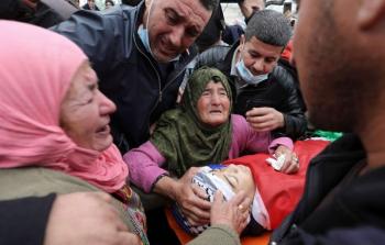 وداع الطفل علي أبو عليا  (أرشيف)