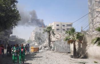 الاحتلال يواصل عدوانه على غزة (محمود أبو حصيرة)