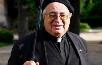 رئيس الهيئة الشعبية العالمية لعدالة وسلام القدس الأب مانويل مسلَّم (أرشيف)