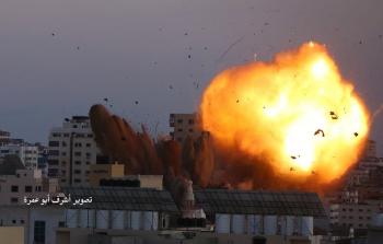 الاحتلال استهدف مجمع أنصار بالكامل