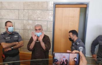 الشيخ كمال الخطيب أثناء محاكمته اليوم