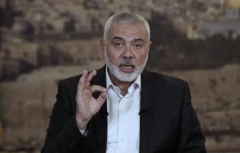 إسماعيل هنية رئيس المكتب السياسي لحركة المقاومة الإسلامية 