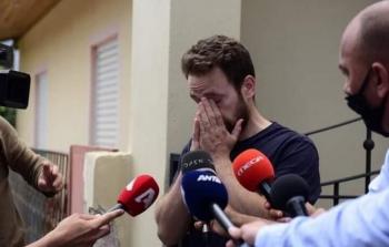 الزوج القاتل يدلي بتصريح للإعلام  (أرشيف)