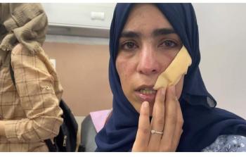 إصابة الزميلة شذى حماد إثر استهدافها بمظاهرة رام الله