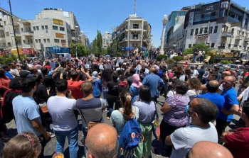 السلطة قمعت التظاهرة بالغاز المسيل للدموع