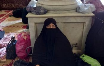 أم أيمن في مصلى قبة الصخرة