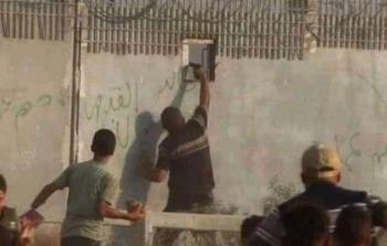 اللحظات الأولى لإصابة الجندي الإسرائيلي