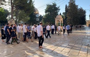 مستوطنون يقتحمون باحات الأقصى المبارك (أرشيف)