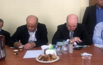 لقاء السلطة مع وزراء سابقين لدى الاحتلال برام الله    (أرشيف)