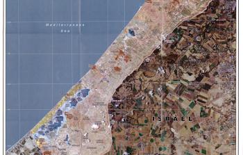 خارطة قطاع غزة (أرشيف)