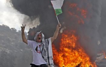 مشهد من المواجهات مع الاحتلال في الضفة (الفرنسية)