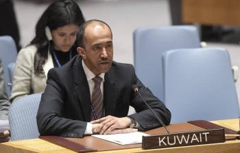 مندوب الكويت الدائم لدى الأمم المتحدة الوزير المفوض بدر المنيخ،