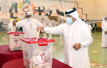 جانب من انطلاق أول انتخابات تشريعية في قطر