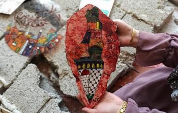 لوحة للفنانة سجى موسى