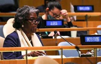 المندوبة الأمريكية الدائمة لدى الأمم المتحدة ليندا توماس غرينفيلد