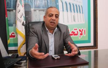 رئيس الاتحاد العام لنقابات عمال فلسطين في قطاع غزة سامي العمصي