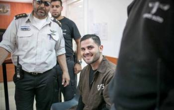 الأسير ماهر الهشلمون أثناء محاكمته (أرشيف)