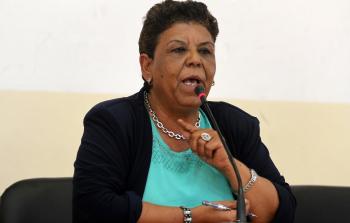 مريم أبو دقة عضو المكتب السياسي للجبهة الشعبية لتحرير فلسطين (أرشيف)