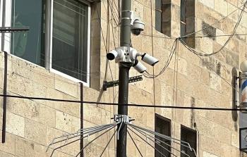 كاميرات للاحتلال في شارع صلاح الدين بالقدس.jpg
