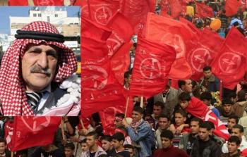 في الصورة الإطار، القيادي في الجبهة الشعبية لتحرير فلسطين، بدران جابر