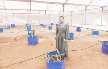 المهندسة الزراعية سندس عمر