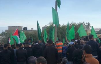 جانب من تشييع الشهيد أمير اللدواي