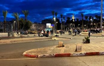 صورة من مكان إعدام شاب في القدس المحتلة.jpg