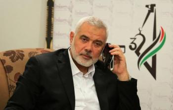 إسماعيل هنية رئيس المكتب السياسي لحركة المقاومة الإسلامية 