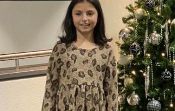 الطفلة الفلسطينية النازحة من سوريا، لوليا حامد