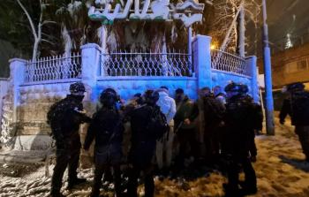 اعتقال قوات الاحتلال عدد من الشبان في بلدة الطور أمس