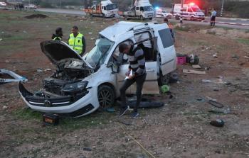 مكان حادث سير أطفال 