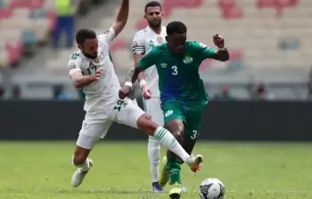 من لقاء منتخب الجزائر مع منتخب سيراليون