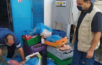 جولة تفتيش لمباحث التموين بغزة