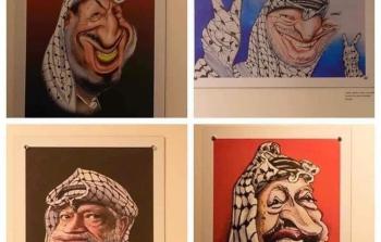 عدد من الصورة التي عرضت في معرض رام الله