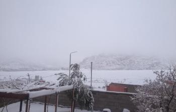 جبال سانت كاترين تكتسي بالزائر الأبيض