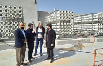 محطة لتحلية مياه البحر بغزة