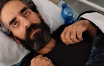 الأسير المضرب عن الطعام هشام أبو هواش  (أرشيف)