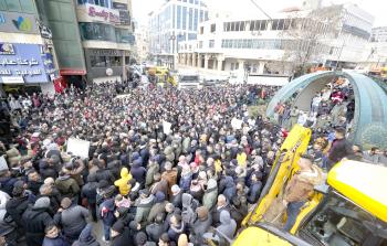 تظاهرة سابقة في الضفة ضد غلاء الأسعار