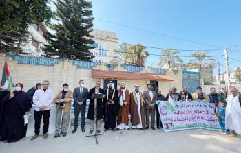 وقفة غاضبة لمنتفعي الشؤون الاجتماعية في غزة