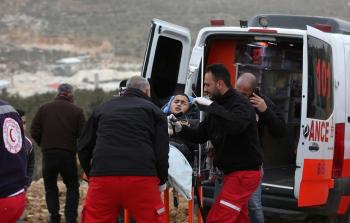 نقل إصابة لفتى خلال المواجهات