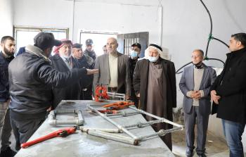 جانب من زيارة النواب لمركزي إصلاح وتأهيل بغزة