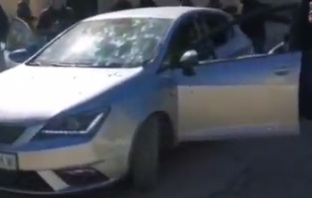 سيارة استهدفها قوات خاصة إسرائيلية في نابلس