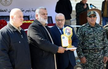 خلال تكريم أهالي شهداء الشرطة العسكرية