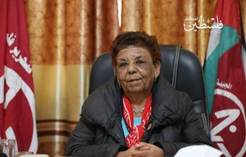 مريم أبو دقة عضو المكتب السياسي للجبهة الشعبية لتحرير فلسطين (أرشيف)