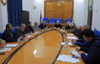 جانب من جلسة الاستماع لوكيل وزارة الأوقاف